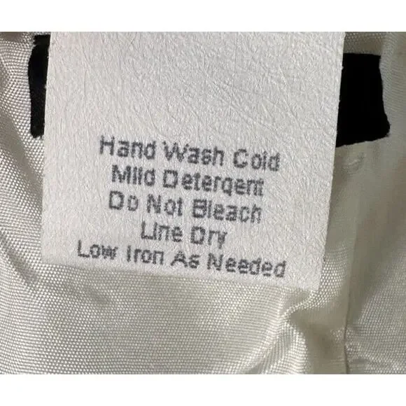 Y2K B Smart Black White Floral Print Halter Sundress V Neck Full Skirt Size 7/8 - Picture 8 of 9